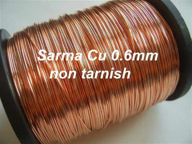 Sarma cupru 0.6mm, non tarnish (3)