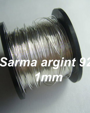 Sarma argint 925, 1mm (0.5)