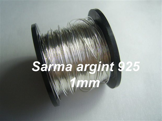 Sarma argint 925, 1mm (0.5)