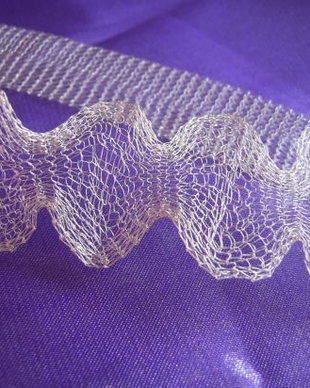 Impletitura sarma silver plated (15mm) -  (1)