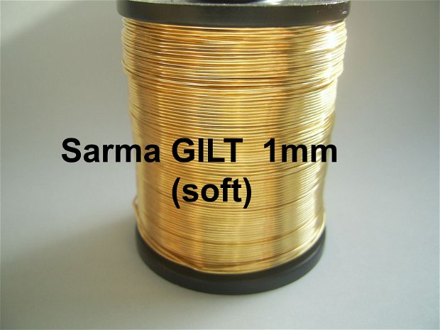 Sarma GILT non tarnish, soft, 1mm (1)