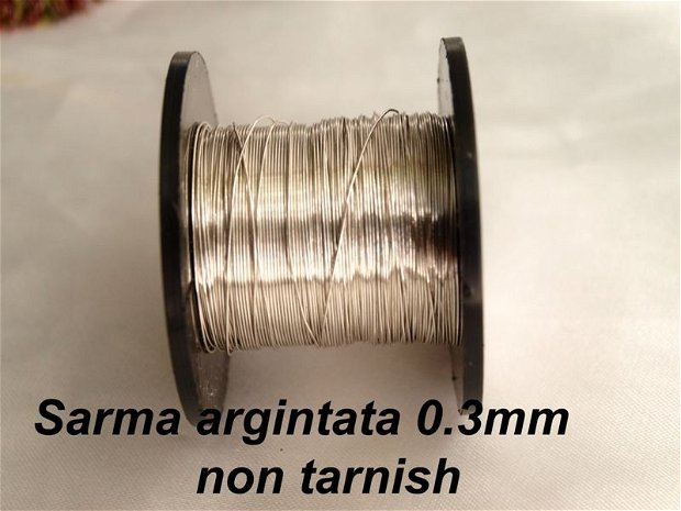 Sarma argintata 0.3mm, non tarnish (55m)