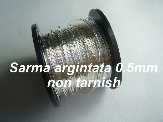 Sarma argintata 0.5mm, soft, NON TARNISH (1)