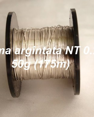 Sarma argintata NT, 0.2mm (50g)