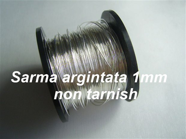 Sarma argintata 1mm, soft, non tarnish (1)