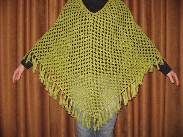 Poncho oliv- 20%reducere!