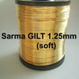 Sarma GILT non tarnish, soft, 1.25mm (1)