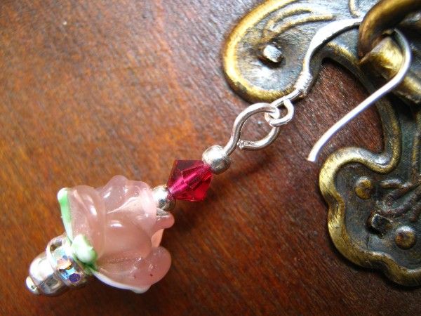 925 silver & pink roses:)