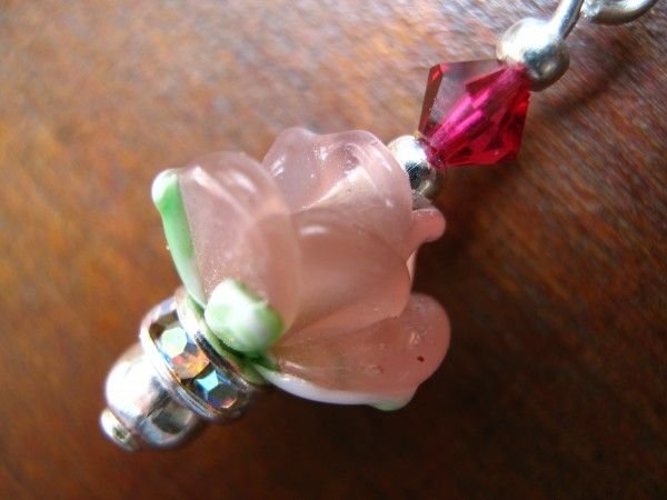925 silver & pink roses:)
