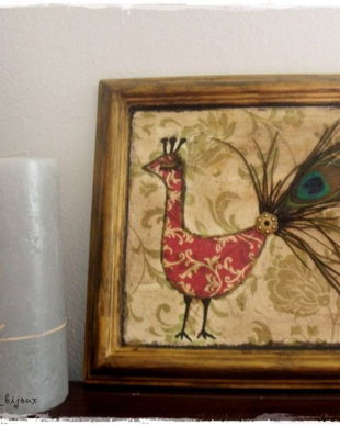 tablou''Sleepy Peacock''
