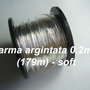 Sarma argintata 0.2mm  (50g)
