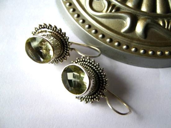 925 sterling silver "DIVINE" earrings..REZERVAT F.