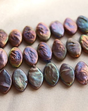 Perle biwa 7.5x14.5mm (1)