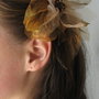 Agrafa Brown Chic Flower -la comanda
