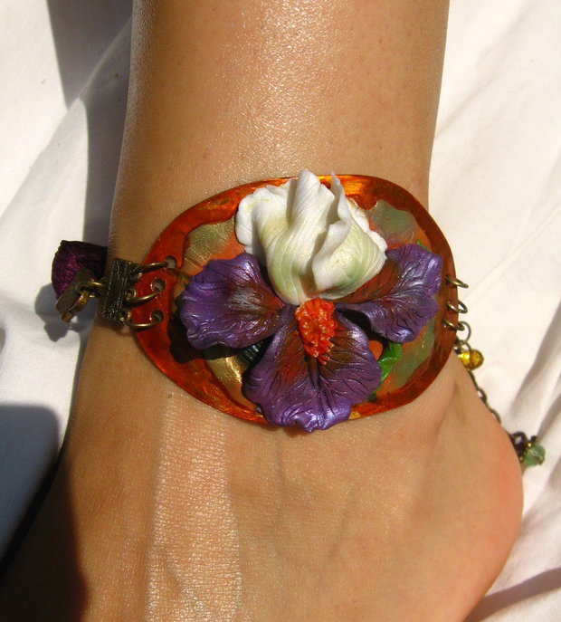 Bratara Iris violet
