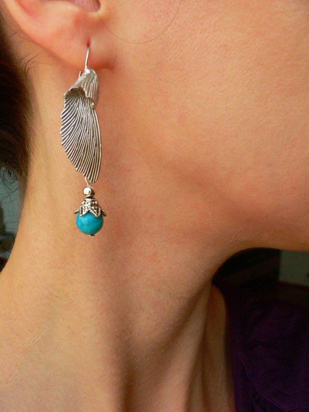 "Wings and turquoise"