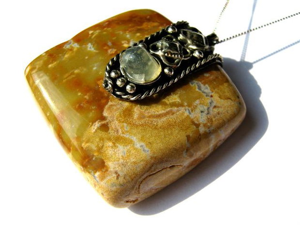 925 sterling silver & precious rocks-3. REZERVAT F.