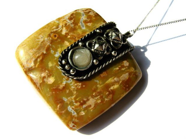 925 sterling silver & precious rocks-3. REZERVAT F.
