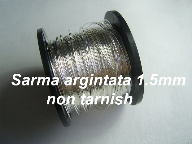 Sarma argintata 1.5mm, non tarnish (1)