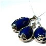 925 STERLING SILVER &#039;&#039;BLUE DROPS&#039;&#039;...