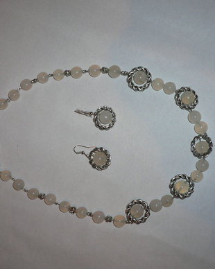 Set- colier si cercei din onix