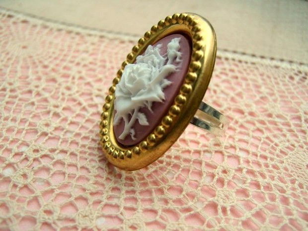 &#039;&#039;VINTAGE ROSE&#039;&#039; ring