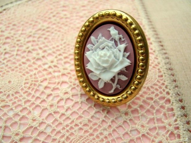 &#039;&#039;VINTAGE ROSE&#039;&#039; ring