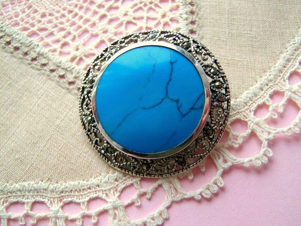 925 sterling silver &#039;&#039;GORGEOUS BLUE&#039;&#039;