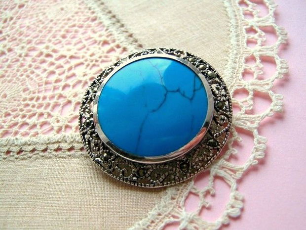 925 sterling silver &#039;&#039;GORGEOUS BLUE&#039;&#039;