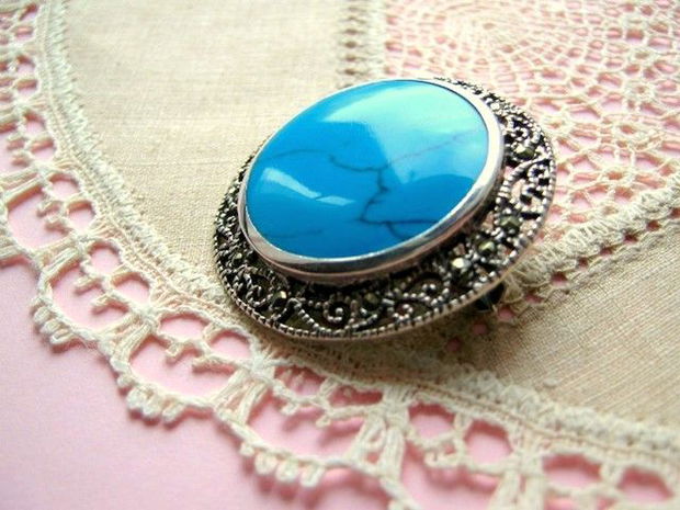 925 sterling silver &#039;&#039;GORGEOUS BLUE&#039;&#039;