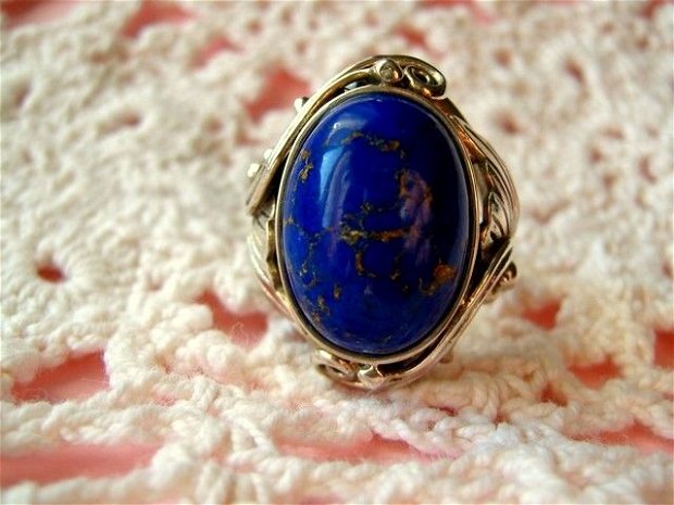 925 sterling silver ring &#039;&#039;BLUE WAVE"