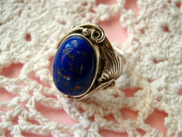 925 sterling silver ring &#039;&#039;BLUE WAVE"
