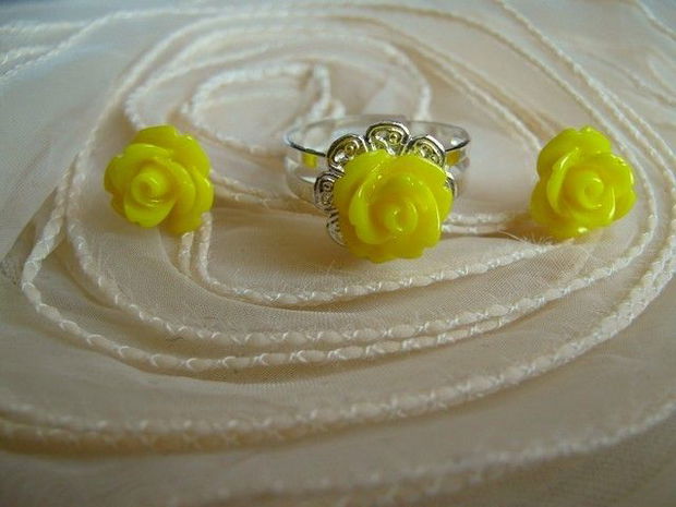 YELLOW ROSES-set..