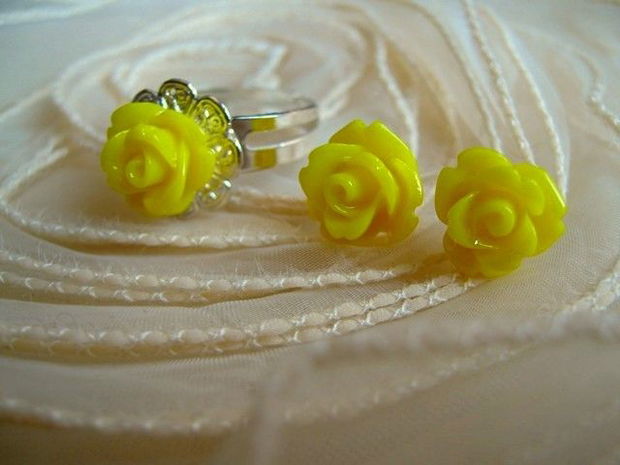 YELLOW ROSES-set..