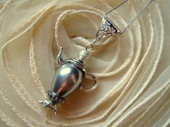 925 sterling silver &#039;&#039;TEA TIME!&#039;&#039;