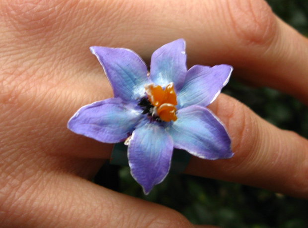 Inel Crocus Deschis Violet