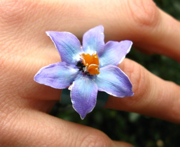 Inel Crocus Deschis Violet