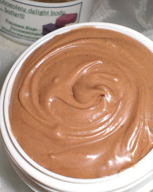 Chocolate delight: body butter.