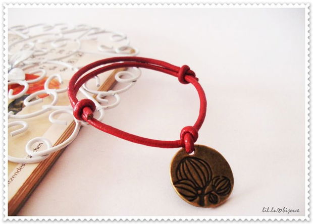 ♥Lucky Bracelet- snur piele