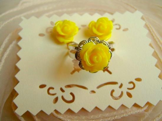YELLOW ROSES-set..