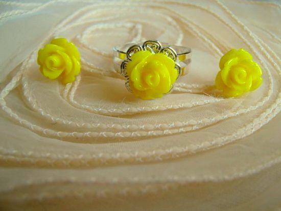 YELLOW ROSES-set..