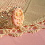 BUTTER CREAM CAMEO RING...
