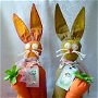 Iepurasi cu morcov  Lovely Easter Bunny(stil vintage)