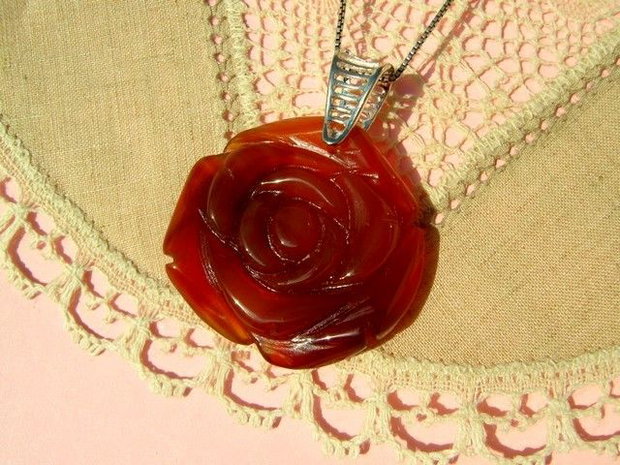 925 sterling silver 'CARNELIAN FANTASY'