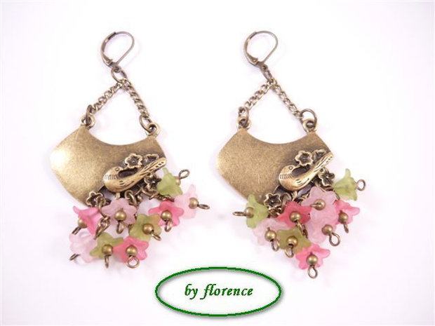 Birds & flowers - cercei (F0152)