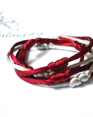 scarlet and silver
