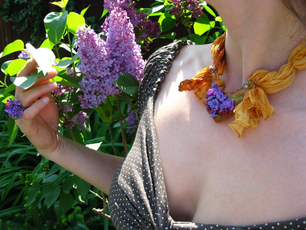 Colier Liliac REZERVAT