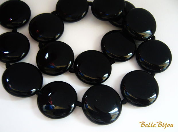 Agate negre banut diam 20 mm