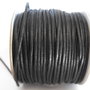 SNUR NEGRU DIN BUMBAC CERAT - 2 MM