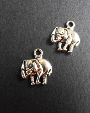 PANDANTIV - CHARM ELEFANTEL - 13 X 16MM